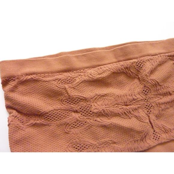 NWOT Free People Intimately Brown Bandeau Textured Top Sleeveless M L Boho - Picture 2 of 4